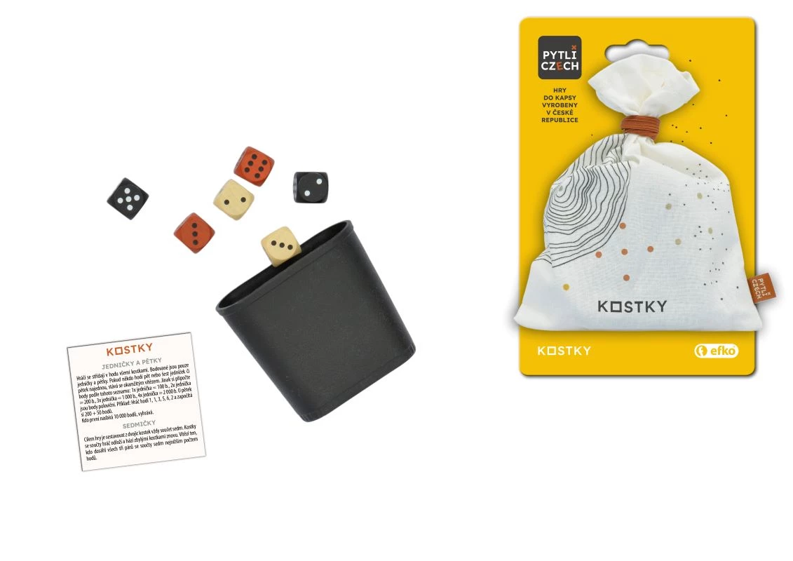 Efko Pytlíczech Hrací kostky - oblíbené hry do kapsy Obrázek