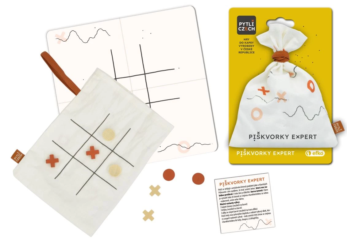 Efko Pytlíczech Piškvorky EXPERT - logická hra do kapsy Obrázek