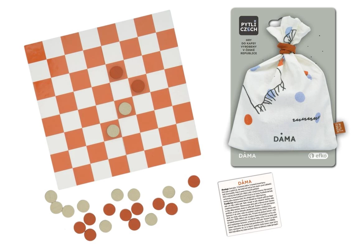 Efko Pytlíczech Dáma - logická hra do kapsy Obrázek