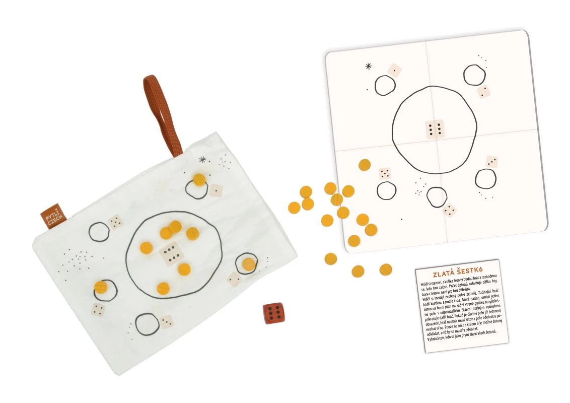Efko Pytlíczech Zlatá šestka - společenská hra do kapsy Obrázek