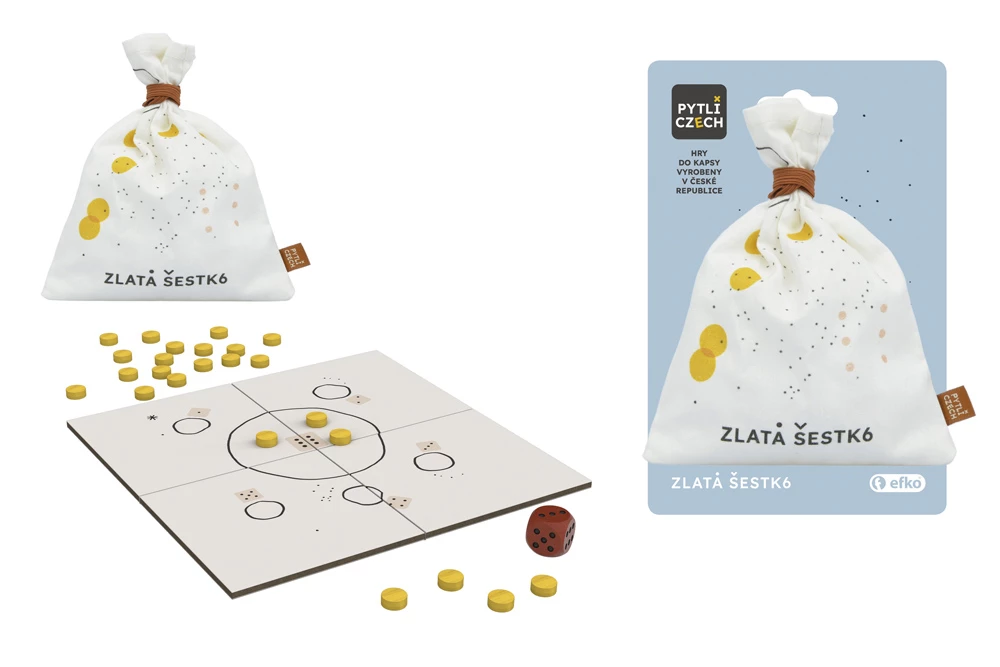 Efko Pytlíczech Zlatá šestka - společenská hra do kapsy Obrázek
