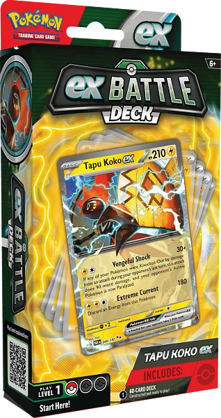 Nintendo Pokémon TCG: ex Battle Deck - Tapu Koko & Iron Leaves Varianty: Tapu Koko ex