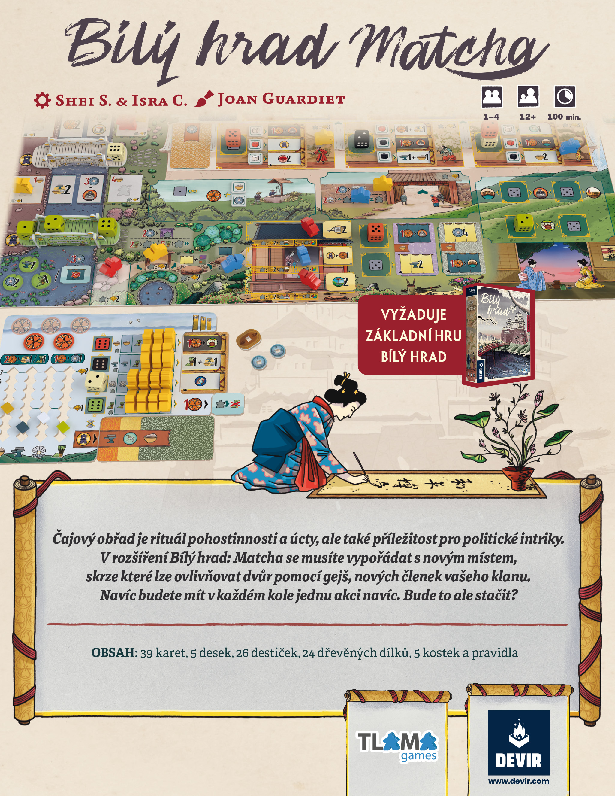 TLAMA games Bílý hrad: Matcha rozšíření + promo Obrázek