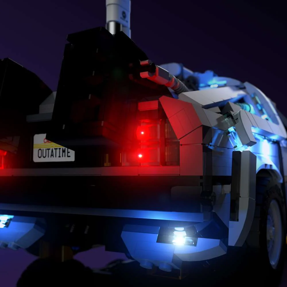 Light my Bricks Sada světel - LMB 2.0 LEGO Back to the Future Time Machine 10300 Obrázek