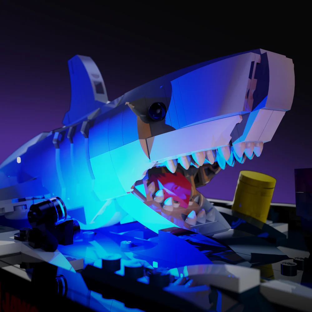 Light my Bricks Sada světel - LMB 2.0 LEGO Jaws 21350 Obrázek