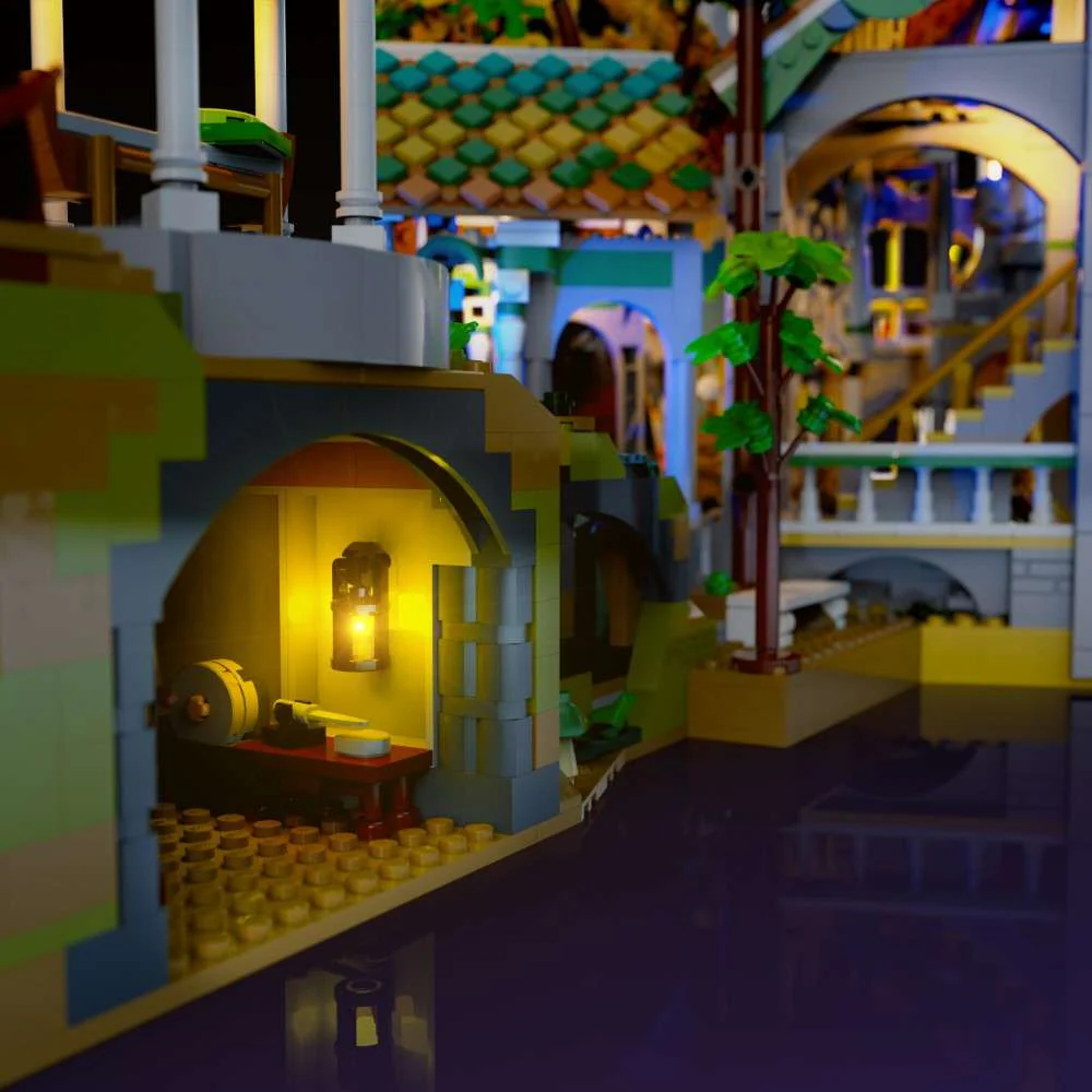 Light my Bricks Sada světel - LMB 2.0 LEGO Lord of the Rings - Rivendell 10316 Obrázek