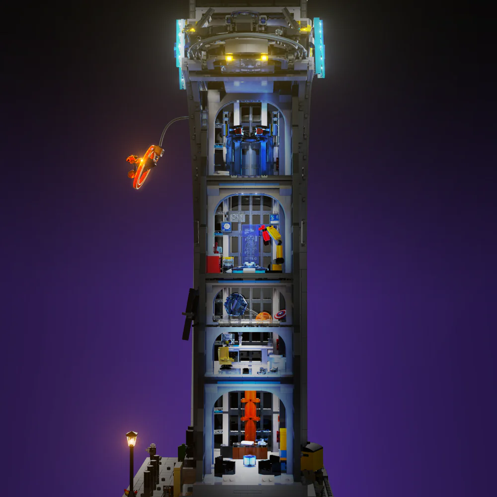 Light my Bricks Sada světel - LMB 2.0 LEGO Marvel Avengers Tower 76269 Obrázek