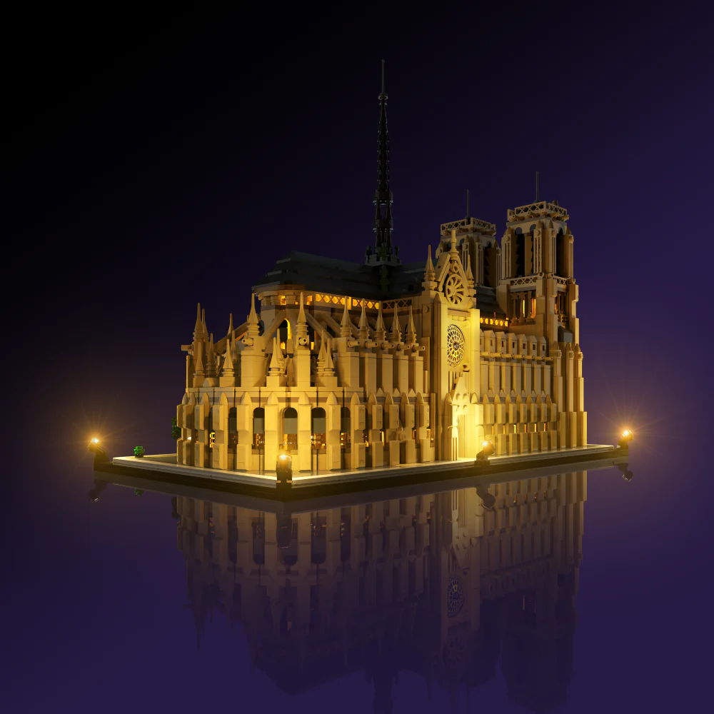 Light my Bricks Sada světel - LMB 2.0 LEGO Notre-Dame de Paris 21061 Obrázek