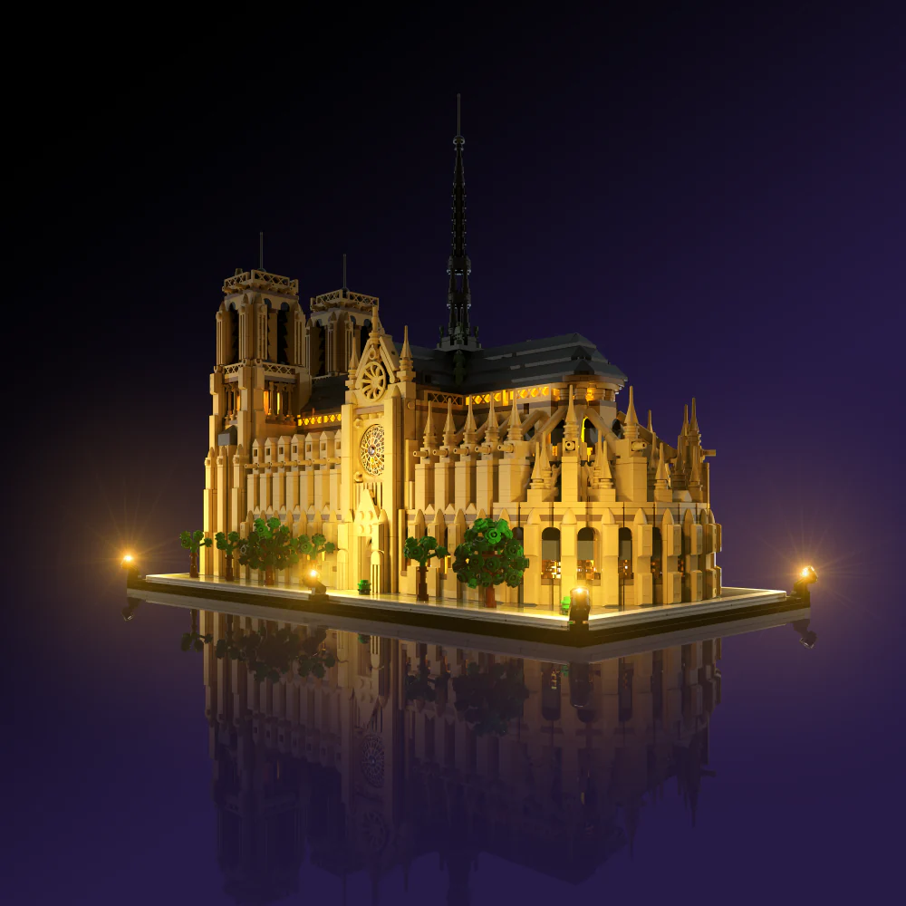 Light my Bricks Sada světel - LMB 2.0 LEGO Notre-Dame de Paris 21061 Obrázek