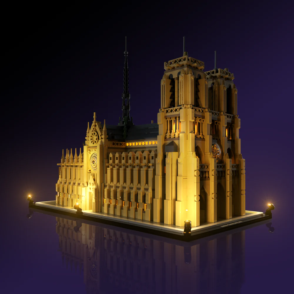 Light my Bricks Sada světel - LMB 2.0 LEGO Notre-Dame de Paris 21061 Obrázek