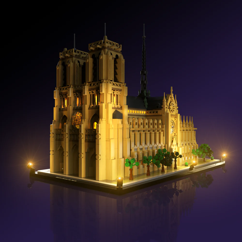 Light my Bricks Sada světel - LMB 2.0 LEGO Notre-Dame de Paris 21061 Obrázek