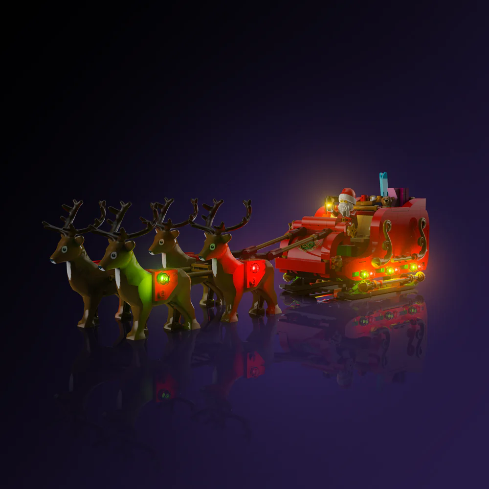 Light my Bricks Sada světel - LMB 2.0 LEGO Santa's Sleigh 40499 Obrázek