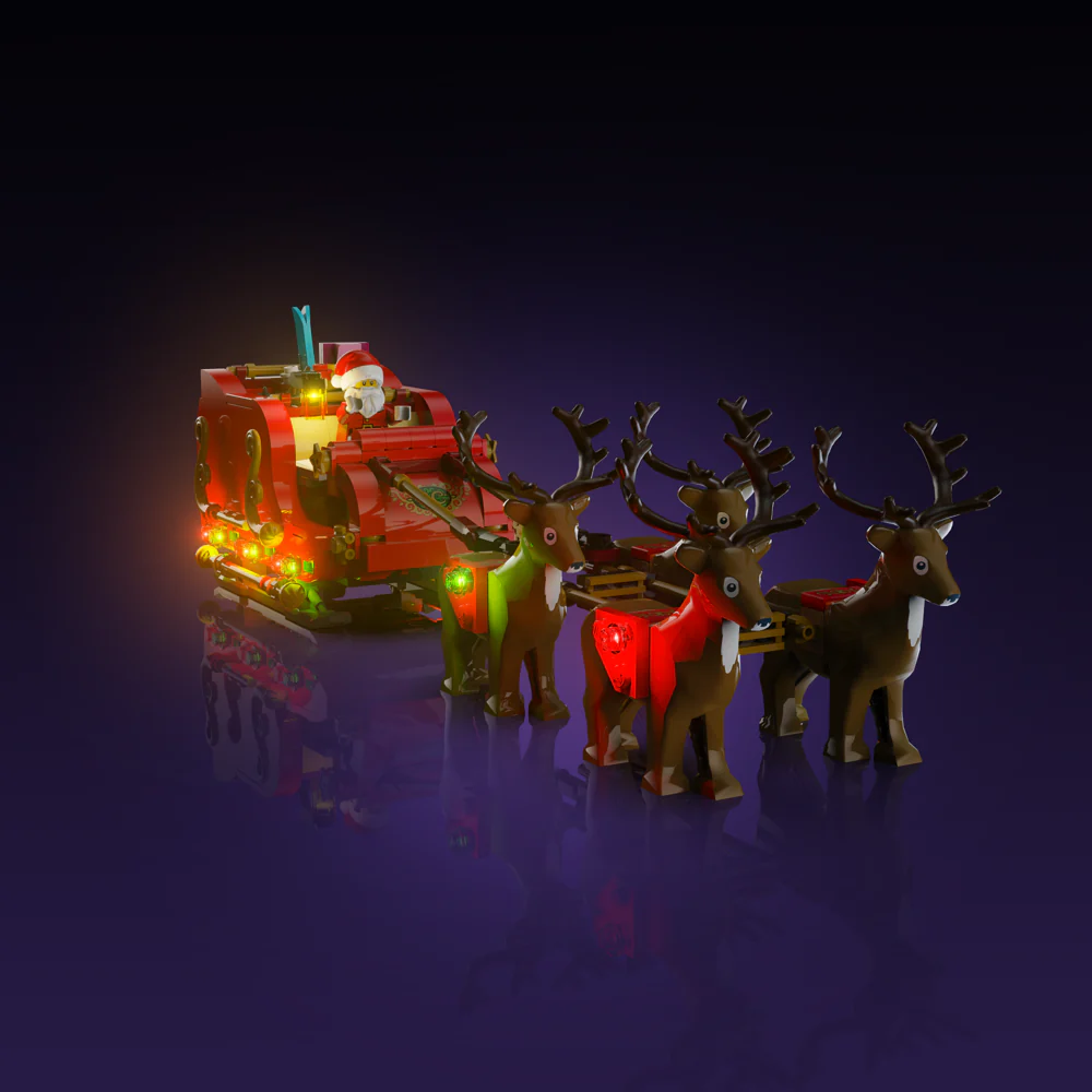 Light my Bricks Sada světel - LMB 2.0 LEGO Santa's Sleigh 40499 Obrázek