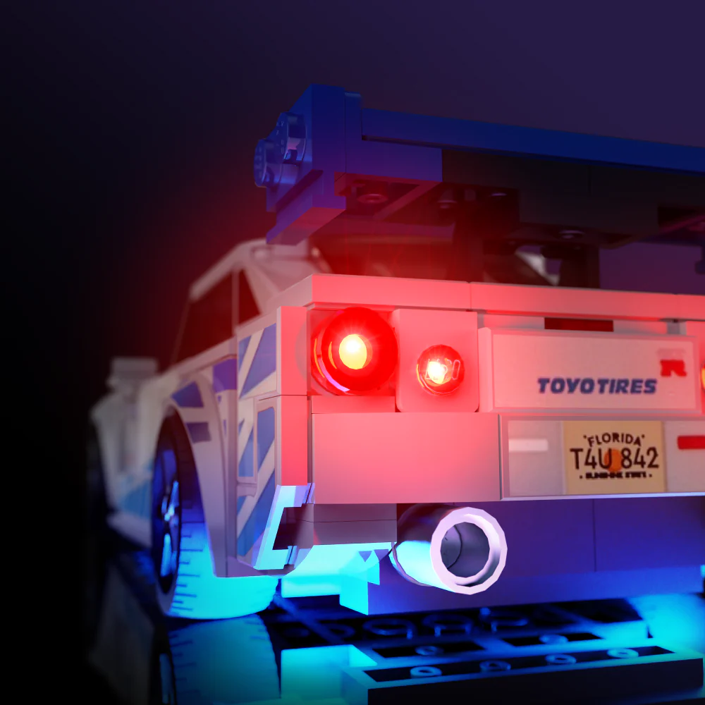Light my Bricks Sada světel - LMB 2.0 LEGO Speed Champions 2 Fast 2 Furious Nissan Skyline GT-R (R34) 76917 Obrázek