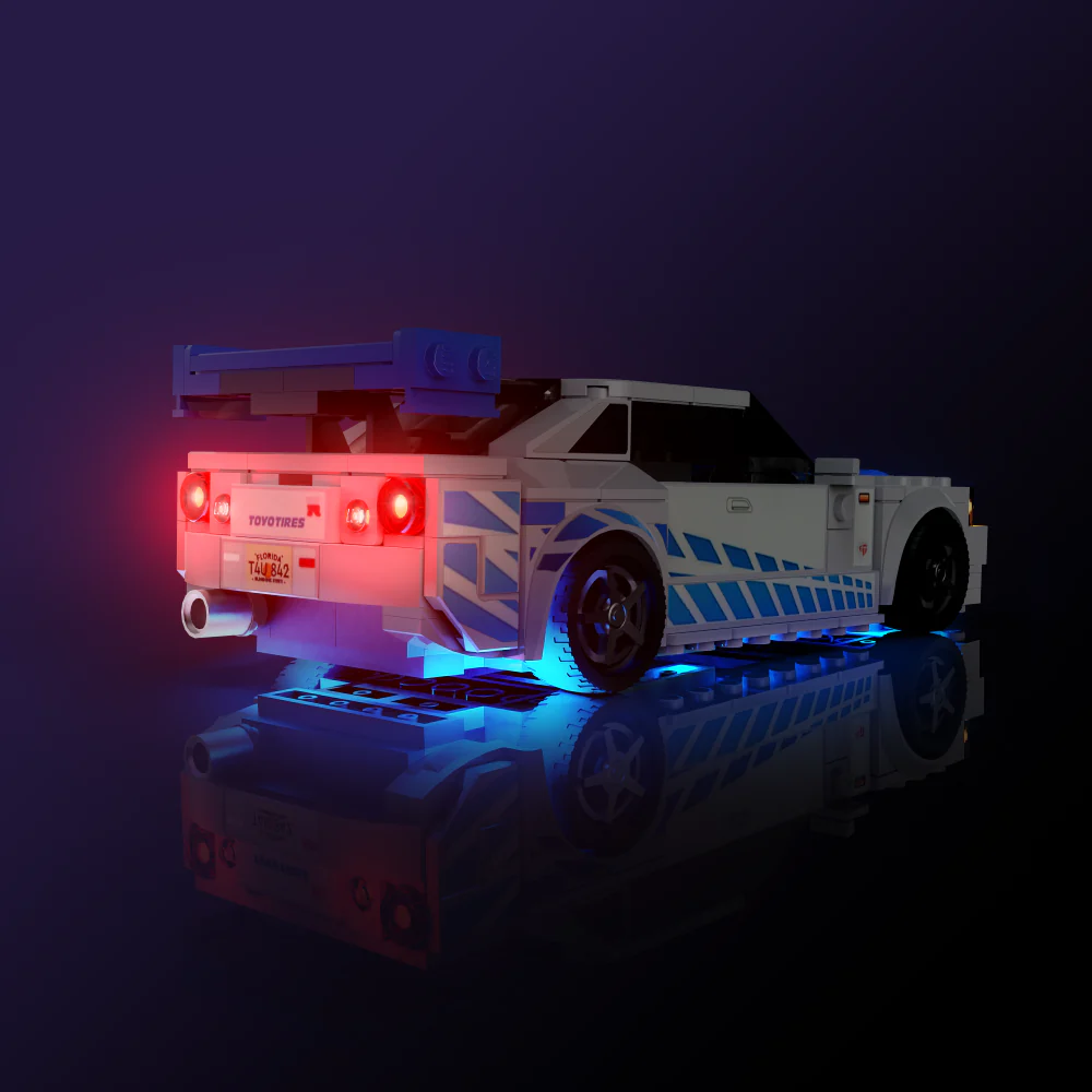 Light my Bricks Sada světel - LMB 2.0 LEGO Speed Champions 2 Fast 2 Furious Nissan Skyline GT-R (R34) 76917 Obrázek
