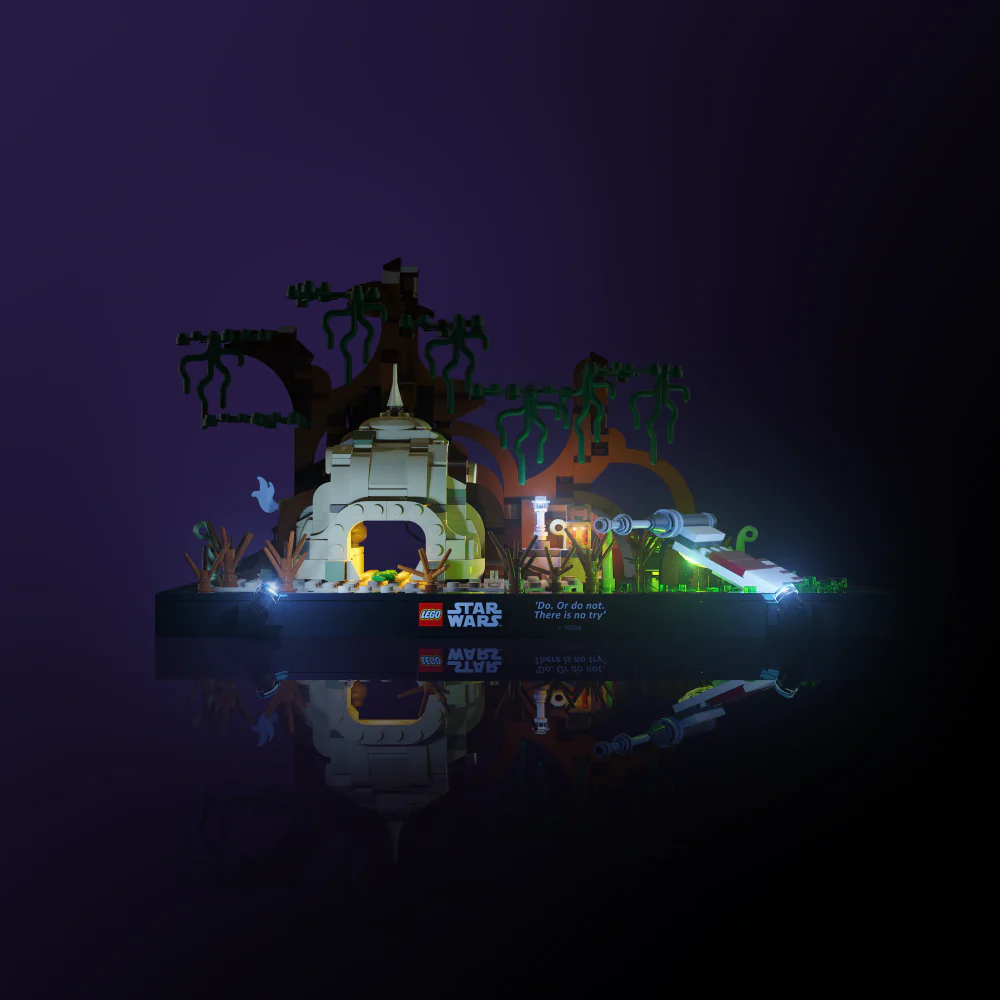 Light my Bricks Sada světel - LMB 2.0 LEGO Star Wars Dagobah Jedi Training Diorama 75330 Obrázek