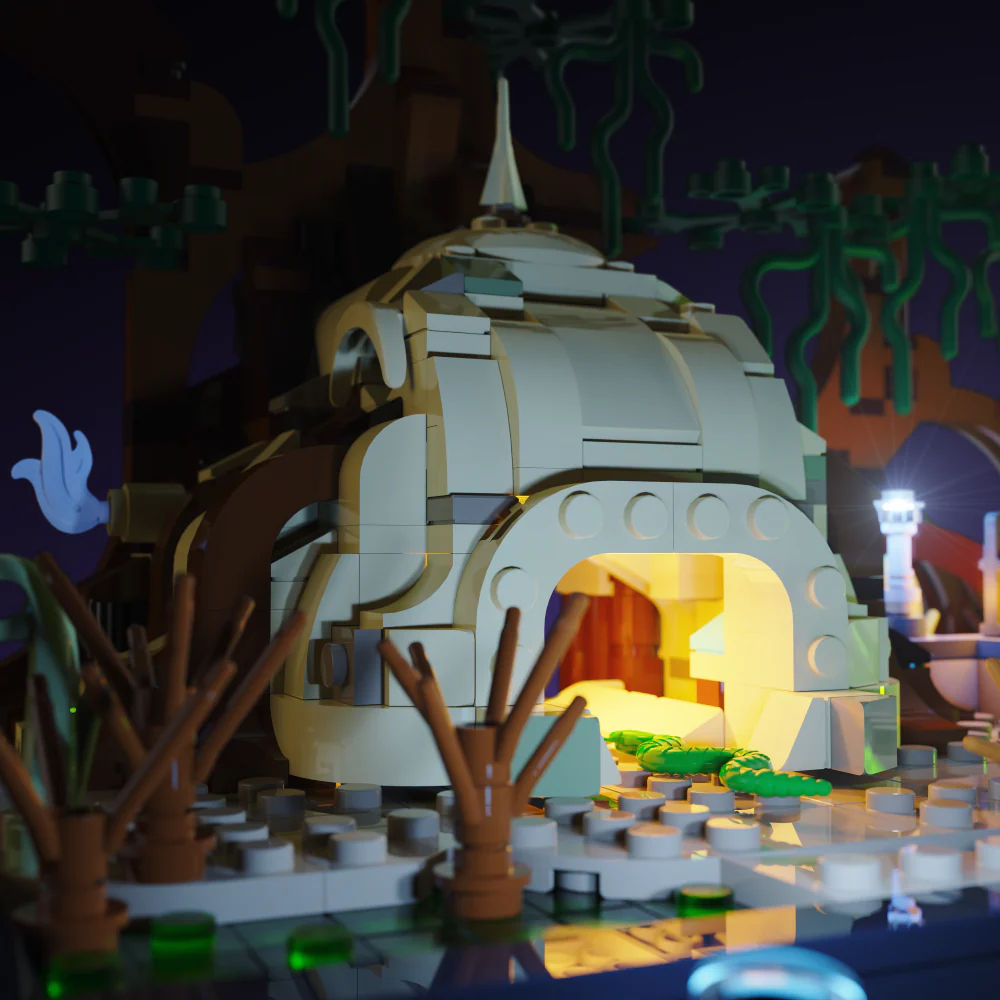 Light my Bricks Sada světel - LMB 2.0 LEGO Star Wars Dagobah Jedi Training Diorama 75330 Obrázek