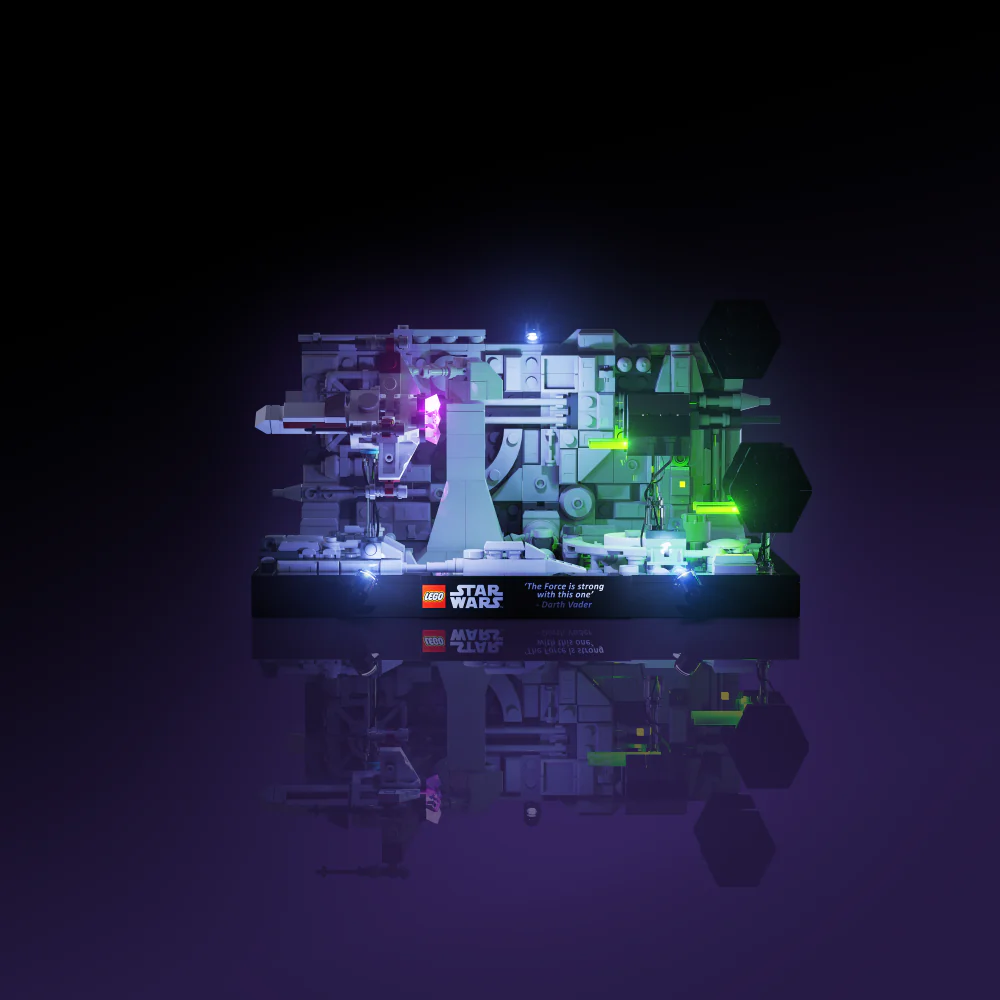 Light my Bricks Sada světel - LMB 2.0 LEGO Star Wars Death Star Trench Run Diorama 75329 Obrázek