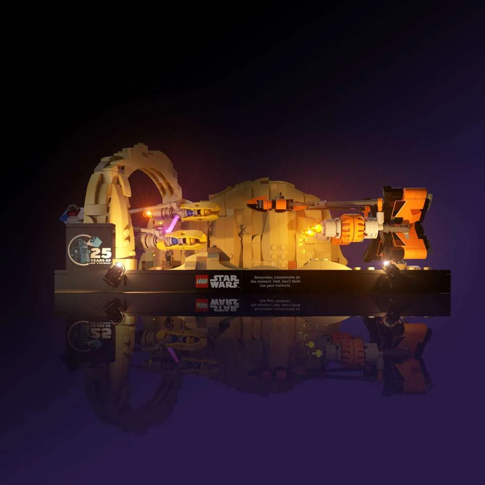 Light my Bricks Sada světel - LMB 2.0 LEGO Star Wars Mos Espa Podrace Diorama 75380 Obrázek