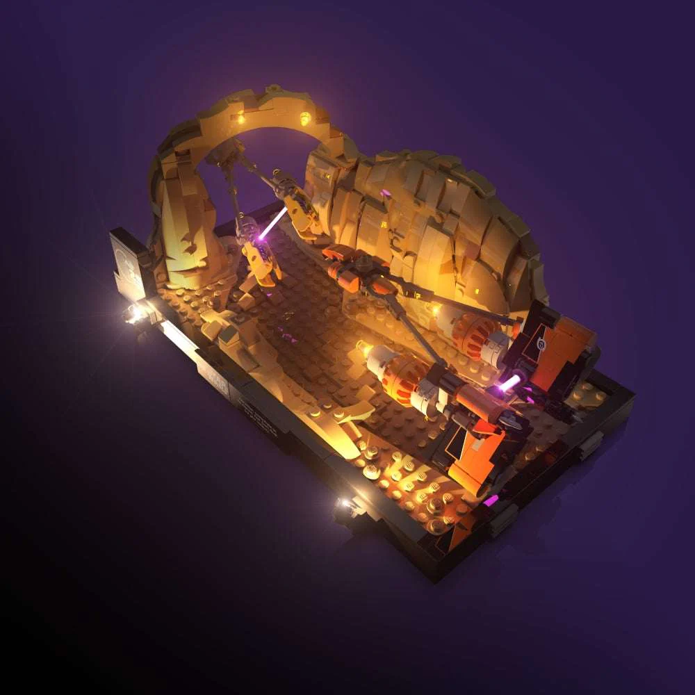 Light my Bricks Sada světel - LMB 2.0 LEGO Star Wars Mos Espa Podrace Diorama 75380 Obrázek