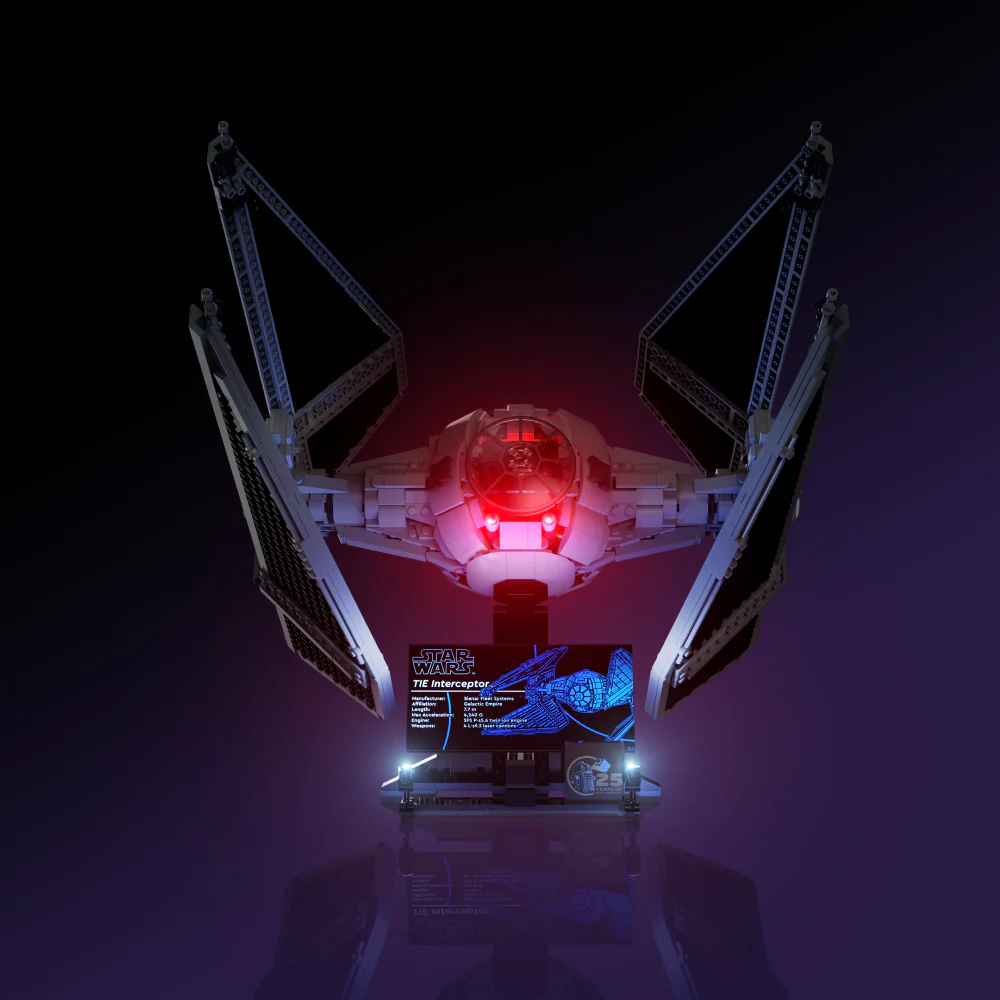 Light my Bricks Sada světel - LMB 2.0 LEGO Star Wars TIE Interceptor 75382 Obrázek