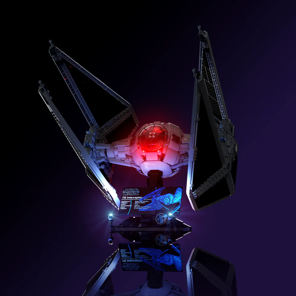 Light my Bricks Sada světel - LMB 2.0 LEGO Star Wars TIE Interceptor 75382 Obrázek