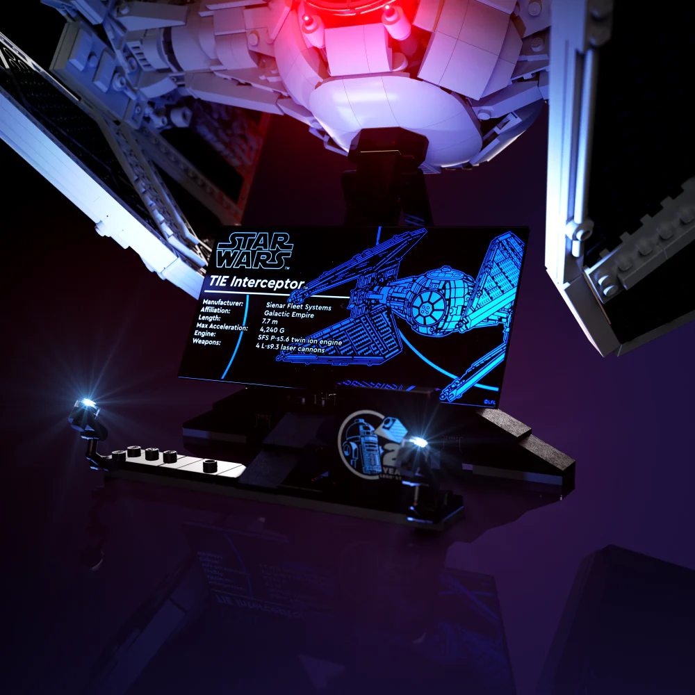 Light my Bricks Sada světel - LMB 2.0 LEGO Star Wars TIE Interceptor 75382 Obrázek