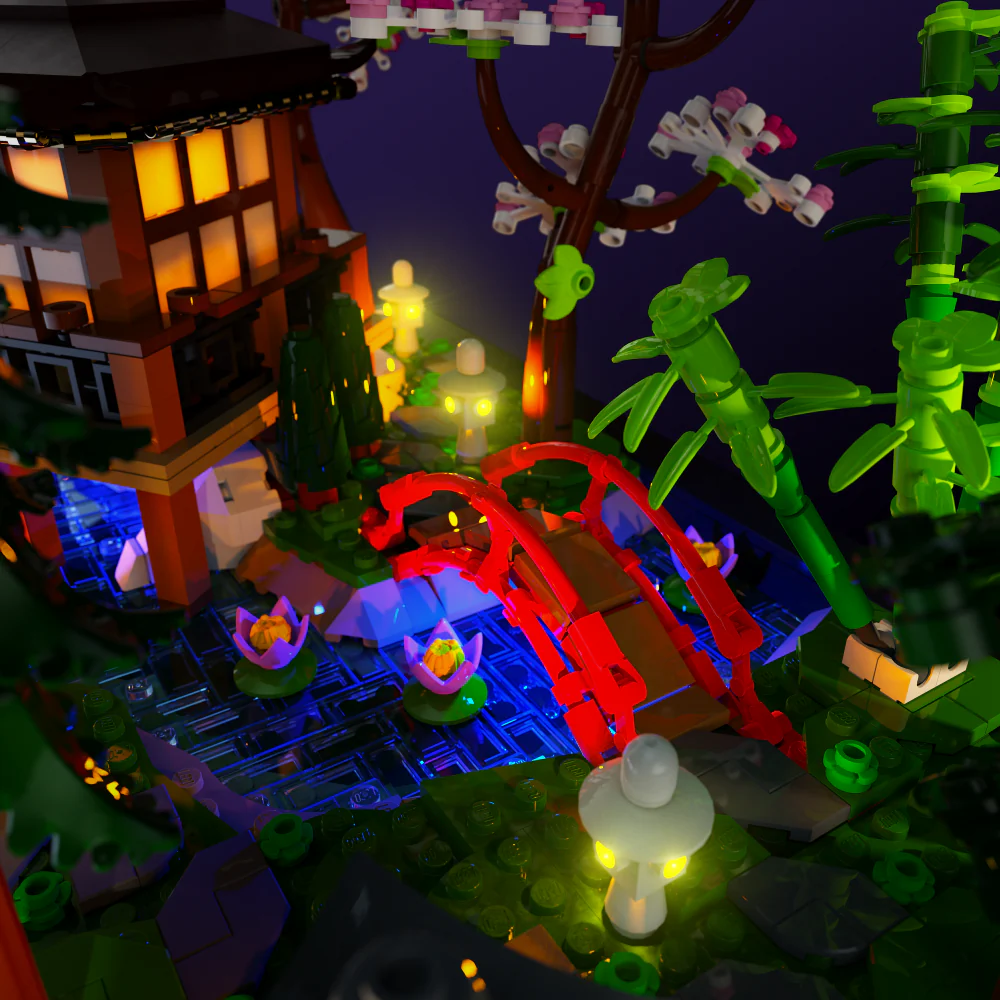 Light my Bricks Sada světel - LMB 2.0 LEGO Tranquil Garden 10315 Obrázek