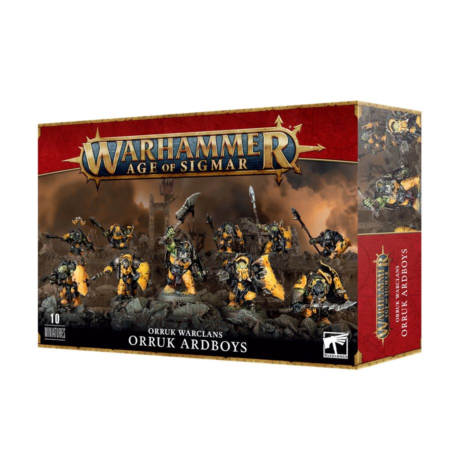 Games Workshop Age of Sigmar: Orruk Warclans: Orruk Ardboyz