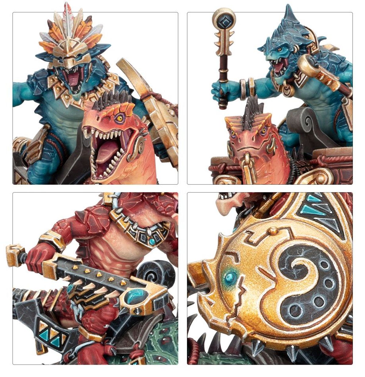 Games Workshop Age of Sigmar: Seraphon: Aggradon Lancers Obrázek