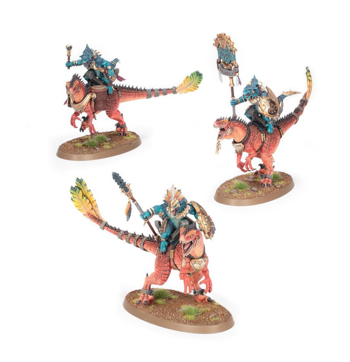 Games Workshop Age of Sigmar: Seraphon: Aggradon Lancers Obrázek