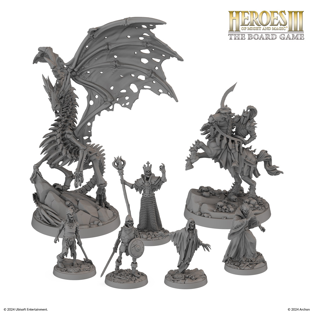 Archon Studio Heroes of Might & Magic III: The Board Game – rozšíření Miniatury základních frakcí - CZ Obrázek