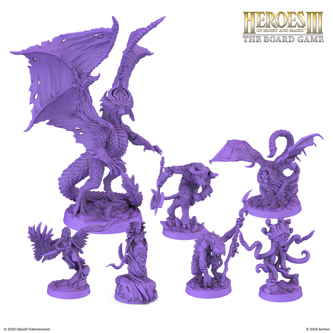 Archon Studio Heroes of Might & Magic III: The Board Game – rozšíření Miniatury základních frakcí - CZ Obrázek