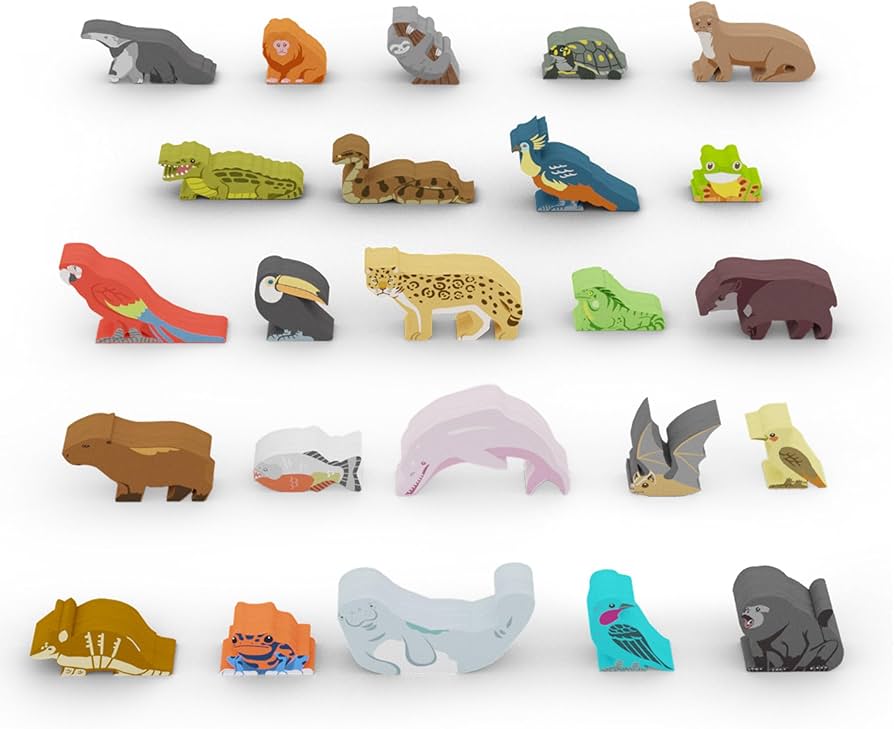 Bad Comet Life of the Amazonia: Meeple Set Obrázek