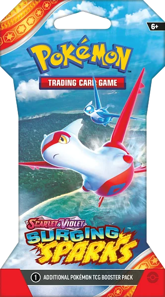 Nintendo Pokémon TCG: SV08 Surging Sparks - 1 Blister Booster Obrázek
