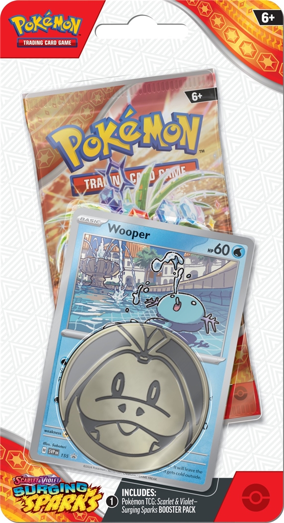 Nintendo Pokémon TCG: SV08 Surging Sparks - Checklane Blister Obrázek