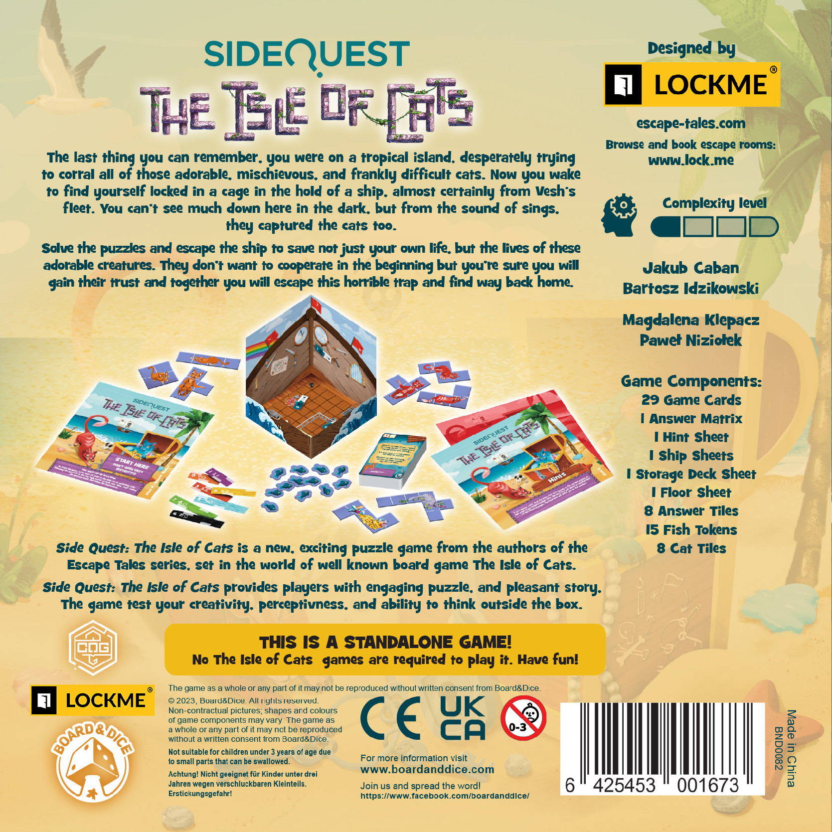 Board&Dice Side Quest: The Isle of Cats - EN Obrázek