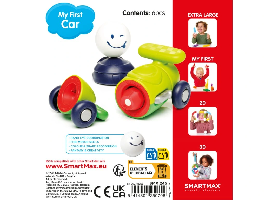 GeoSmart SmartMax - Moje první autíčko - 6 ks Obrázek