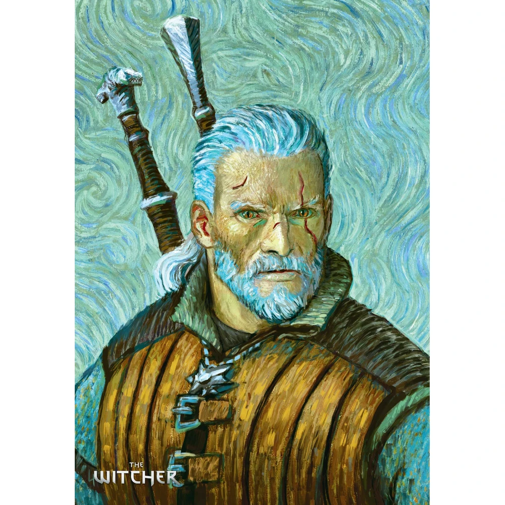 Good Loot GLO Game Art Chronicles: The Witcher: Geralt Van Gogh Puzzles 1000 Obrázek