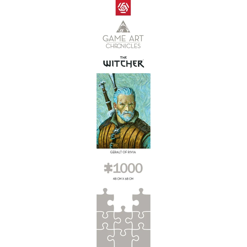 Good Loot GLO Game Art Chronicles: The Witcher: Geralt Van Gogh Puzzles 1000 Obrázek