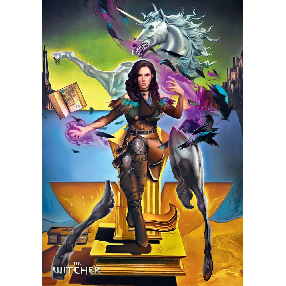 Good Loot GLO Game Art Chronicles: The Witcher - Yennefer Salvadore Dali Puzzles 1000 Obrázek