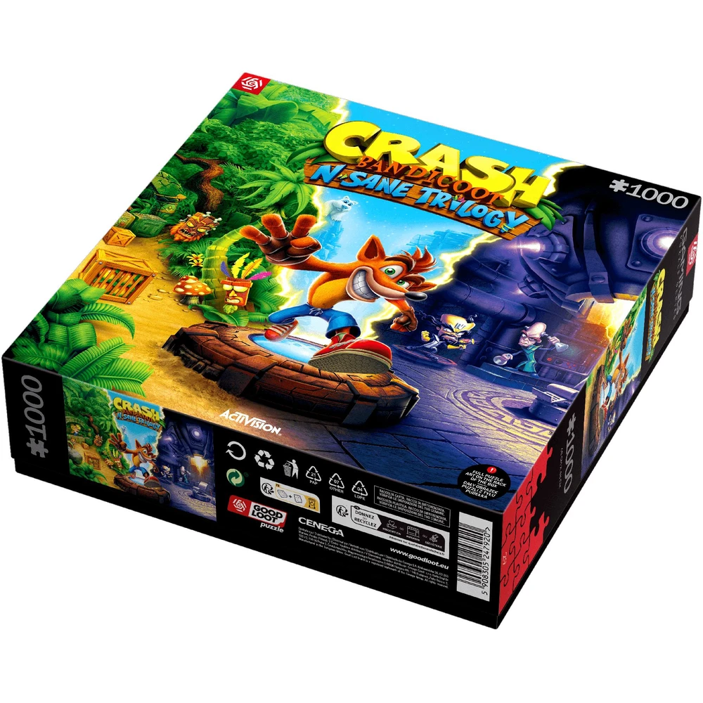 Good Loot GLO Gaming Puzzle: Crash Bandicoot N. Sane Trilogy Puzzles 1000 Obrázek