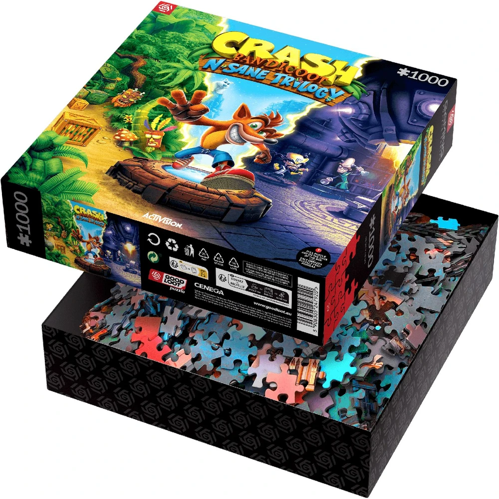 Good Loot GLO Gaming Puzzle: Crash Bandicoot N. Sane Trilogy Puzzles 1000 Obrázek