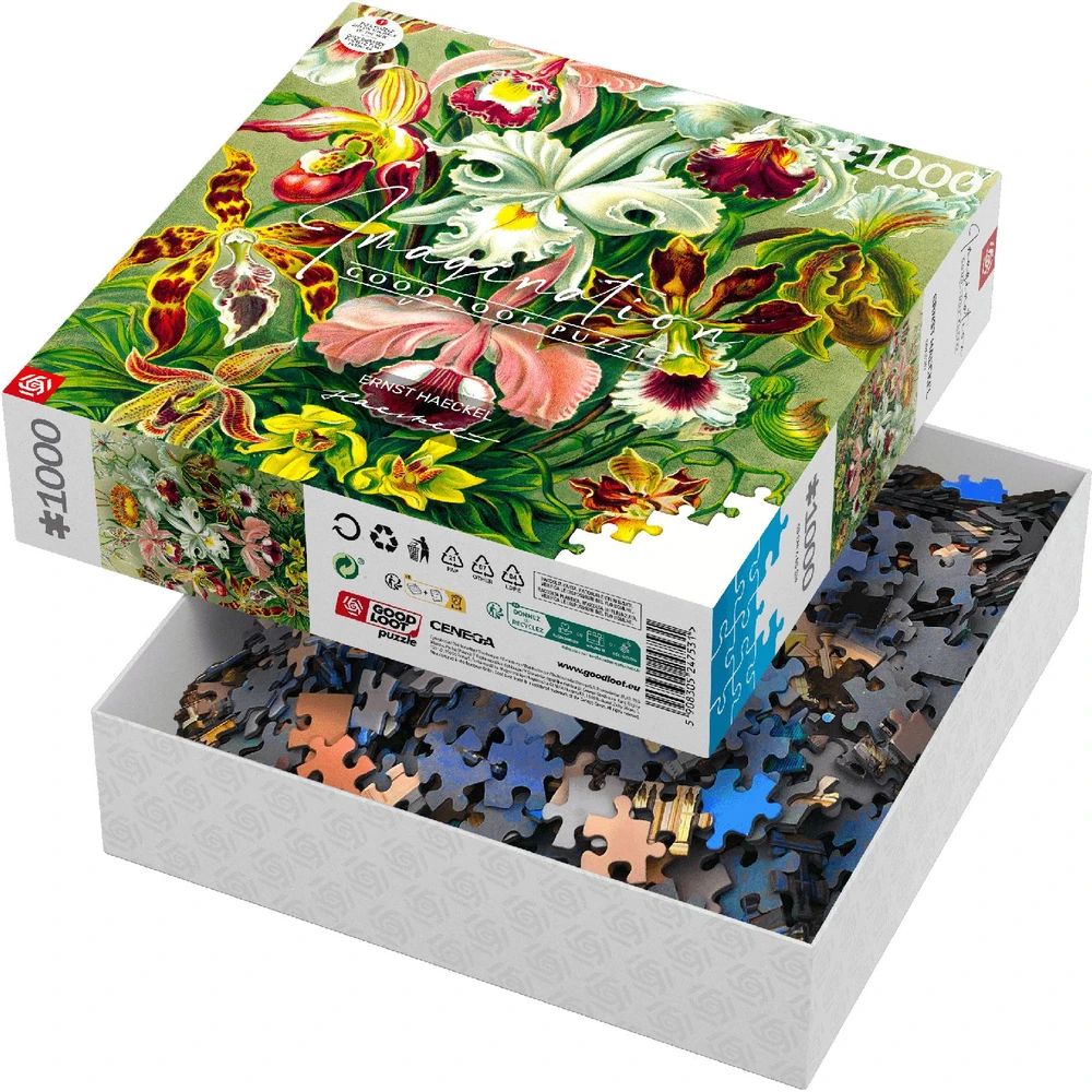 Good Loot GLO Imagination: Ernst Haeckel - Orchid / Orchidea Puzzles 1000 Obrázek