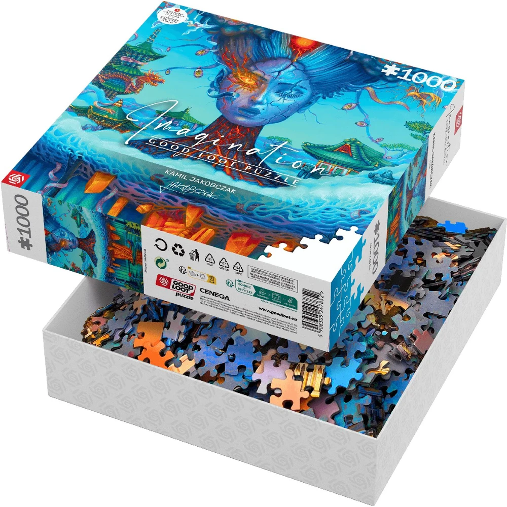 Good Loot GLO Imagination: Kamil Jakóbczak - Fudži / Fuji Puzzles 1000 Obrázek