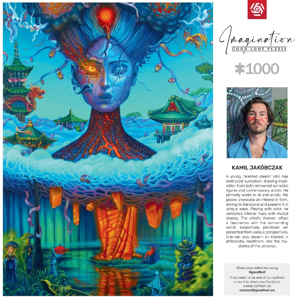Good Loot GLO Imagination: Kamil Jakóbczak - Fudži / Fuji Puzzles 1000 Obrázek