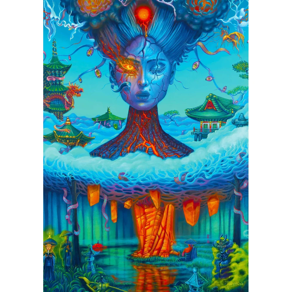 Good Loot GLO Imagination: Kamil Jakóbczak - Fudži / Fuji Puzzles 1000 Obrázek