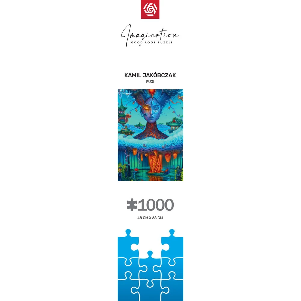 Good Loot GLO Imagination: Kamil Jakóbczak - Fudži / Fuji Puzzles 1000 Obrázek
