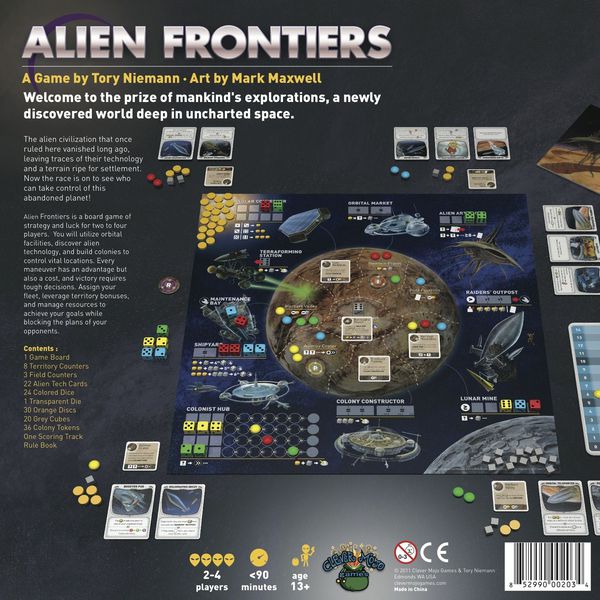Starling Games Alien Frontiers Obrázek
