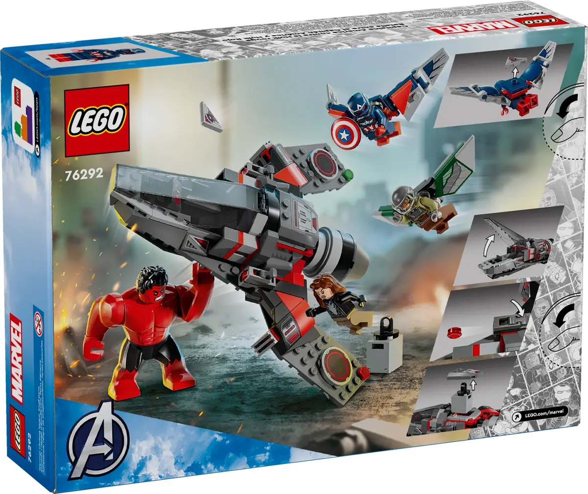 LEGO LEGO® Marvel Souboj: Kapitán Amerika vs. Red Hulk 76292